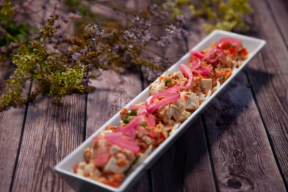 Salmon Tofu Salad Salmon Tofu Salad